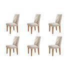 Conjunto 6 Cadeiras Olímpia Imbuia