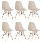 Conjunto 6 Cadeiras para Sala de Jantar Eames Eiffel Dkr Conjunto 6 Cadeiras para Sala de Jantar Eames Eiffel Dkr