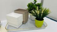 Conjunto 6 Caixinhas De Organização Geral Branca e Marrom