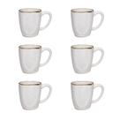 Conjunto 6 Canecas em Cerâmica 260ml Ryo Maresia Oxford