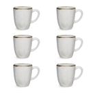 Conjunto 6 Canecas em Cerâmica 380ml + E-book Ryo Maresia Oxford