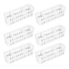 Conjunto 6 Cestos Organizadores Com Divisórias 1,5 Litros Multiuso Kit Para Quarto Cozinha Banheiro Lavabo Porta Maquiagem Mantimentos Acessórios Conjunto 6 Cestos Organizadores Com Divisórias 1,5 Litros Multiuso Kit Para Quarto Cozinha Banheiro Lavabo Porta Maquiagem Mantimentos Acessórios