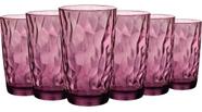 Conjunto 6 Copo Alto Bormioli Rocco Diamond 470 Ml Roxo Conjunto 6 Copo Alto Bormioli Rocco Diamond 470 Ml Roxo