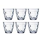 Conjunto 6 Copo de Vidro Transparente Bangkok 250ML Redondo