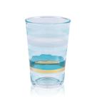 Conjunto 6 Copos Acrílico Listras Degradê 590 ml