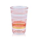 Conjunto 6 Copos Acrílico Listras Degradê 590 ml