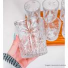 Conjunto 6 Copos Baixo de Cristal Palm Tree 340ml 27770 - Wolff