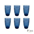Conjunto 6 Copos de Acrílico Azul 15,5cm RJW0008 BTC