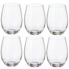 Conjunto 6 Copos De Cristal Bohemia Mergus Tumbler 560ml Cor Transparente