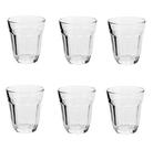Conjunto 6 Copos de vidro SODO CALCICO FACES 100ML Conjunto 6 Copos de vidro SODO CALCICO FACES 100ML