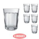 Conjunto 6 Copos Dose Americano 45ml Shot Cachaça Nadir