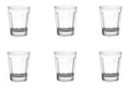 Conjunto 6 Copos Para Shot De Vidro Transparente 56ml Lyor