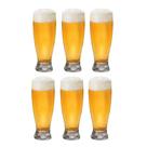 Conjunto 6 Copos Tulipa Chopp Cerveja Vidro Bar 325ml