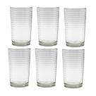 Conjunto 6 Copos Vidro Cobra Espiral Suco Refrigerante