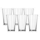 Conjunto 6 Copos Vidro Redondo Luxo 240 ML Transparente Luxo