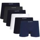 Conjunto 6 Cuecas Boxer Anatômica Cintura Alta Confortável Respirável Flexível P/ Atividades Uso Diário Masculino Conjunto 6 Cuecas Boxer Anatômica Cintura Alta Confortável Respirável Flexível P/ Atividades Uso Diário Masculino