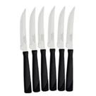 Conjunto 6 Facas Serra Churrasco Inox Tramontina New Kolor
