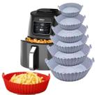 Conjunto 6 Formas de Silicone para Air Fryer Antiaderente