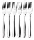 Conjunto 6 Garfos Angra Inox Aço Inoxidável Faqueiro Mesa Posta Cozinha Resistente Elegante Durável Uso Diário Prático
