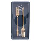 Conjunto 6 Garfos para Mesa Viena Dourado Aço Inox Wolff