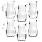 Conjunto 6 Jarra de Suco de Vidro Tango 1,5L Agua Nadir