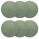 Conjunto 6 Peças Jogo Americano Mesa Posta Sousplat Glamour