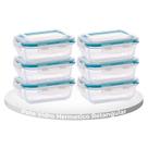 Conjunto 6 Potes de Vidro 1040ml Marmita Hermetica Conjunto 6 Potes de Vidro 1040ml Marmita Hermetica