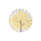 Conjunto 6 Prato Sobremesa Filete Ouro Ipê Amarelo Scalla
