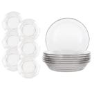 Conjunto 6 Prato Temperado Astral Sopa 19,6cm Duralex Fundo Conjunto 6 Prato Temperado Astral Sopa 19,6cm Duralex Fundo