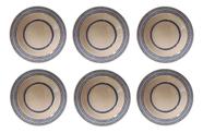 Conjunto 6 Pratos Fundo 21,5 cm Donna Grano Biona
