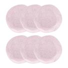 Conjunto 6 Pratos Fundo 22,5 cm Ryo Pink Sand Porcelana Oxford