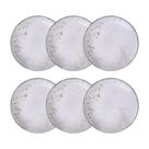 Conjunto 6 Pratos Fundos 21cm Porcelana Floralis Tramontina Conjunto 6 Pratos Fundos 21cm Porcelana Floralis Tramontina
