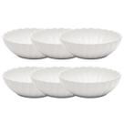 Conjunto 6 Pratos Fundos Flora Camelia 20cm Porcelana Oxford