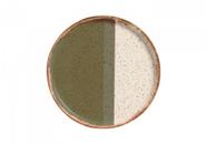 Conjunto 6 Pratos Raso Colors Verde Scalla Cerâmica