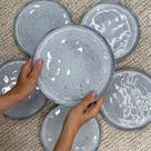 Conjunto 6 Pratos Raso