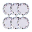 Conjunto 6 Pratos Rasos 25cm Porcelana Aura Tramontina