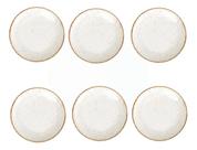 Conjunto 6 Pratos Rasos 28cm Rústico Marrom - Tramontina