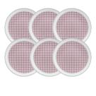 Conjunto 6 Pratos Rasos Positano 25cm Porcelana Tramontina Conjunto 6 Pratos Rasos Positano 25cm Porcelana Tramontina