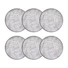 Conjunto 6 Pratos Sobremesa 19cm Porcelana Tramontina