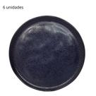 Conjunto 6 Pratos Sobremesa Night Blue 21,5 cm Porto Brasil