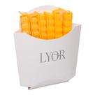 Conjunto 6 Prendedores para Embalagens Suporte Imã French Fries Bege Plástico - Lyor