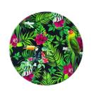 Conjunto 6 Sousplat Mdf Revestido Tecido Dupla Face Tropical