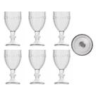 Conjunto 6 Taça Para Licor, Dose em Cristal 50ML Linha Imperial Lyor Premium
