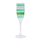 Conjunto 6 Taças Acrilico Champanhe Multicolors 296 ml