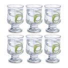 Conjunto 6 Taças Bouquet Sobremesa Drink Vidro 250ml Conjunto 6 Taças Bouquet Sobremesa Drink Vidro 250ml