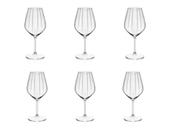 Conjunto 6 Taças Cristal Bordeaux 570ml Oxford Conjunto 6 Taças Cristal Bordeaux 570ml Oxford