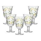 Conjunto 6 Taças Cristal Ecológico Siciliano Pintada Mão