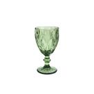 Conjunto 6 Taças de Água de Vidro Diamond Verde 320ml Mesa Posta Lyo