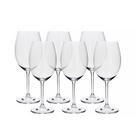 Conjunto 6 Taças de Água Ecológico Bohemia Gastro Colibri de Cristal 580ml 5251 - Wolff