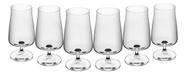 Conjunto 6 Taças de Cerveja em Cristal Ecológico Alex 16x10cm 380ml